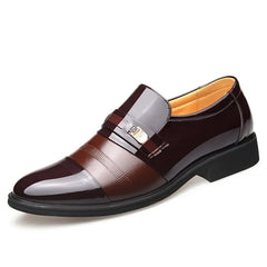 Men's Leather Shoes - Extra Size Height Increasing Shoes