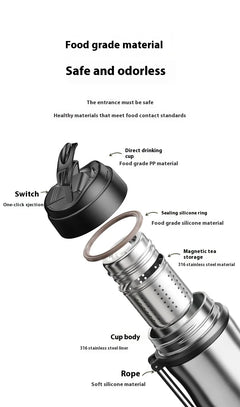 Magnetic Tea Infuser Thermos