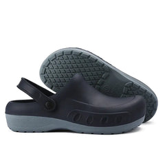 Large Hole Men's Waterproof Leisure Platform Slippers