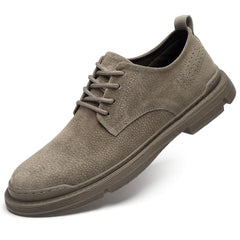 Men's Leather Casual Outdoor Shoes - Trendy Work Shoes