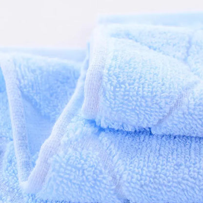 3pcs Solid Color Pure Cotton Bath Towel Set