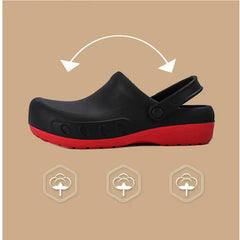 Large Hole Men's Waterproof Leisure Platform Slippers