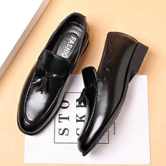 Men's Casual Business Leather Tassel Loafers