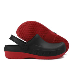 Large Hole Men's Waterproof Leisure Platform Slippers