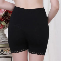 Maternity Adjustable Lace Trim Safety Shorts