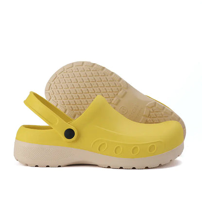 Large Hole Men's Waterproof Leisure Platform Slippers