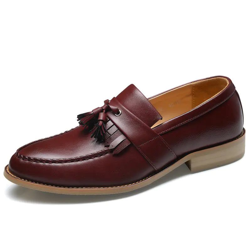 Men's Spring Dress Shoes - Stylish Pointed Oxford Shoes
