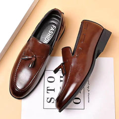 Men's Casual Business Leather Tassel Loafers