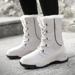 Winter Women's High-Top Snow Boots - Outdoor Style
