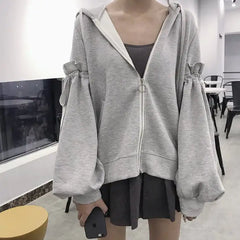 Korean Loose Fit Thin Short Coat for Women