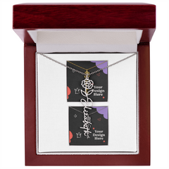 Flower Name Necklace