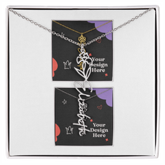 Flower Name Necklace