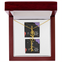 Flower Name Necklace