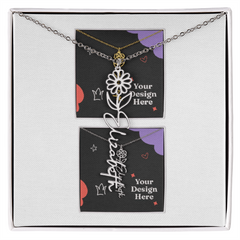 Flower Name Necklace