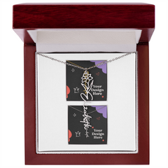 Flower Name Necklace