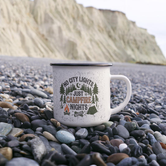 Taza de Camping No City Lights