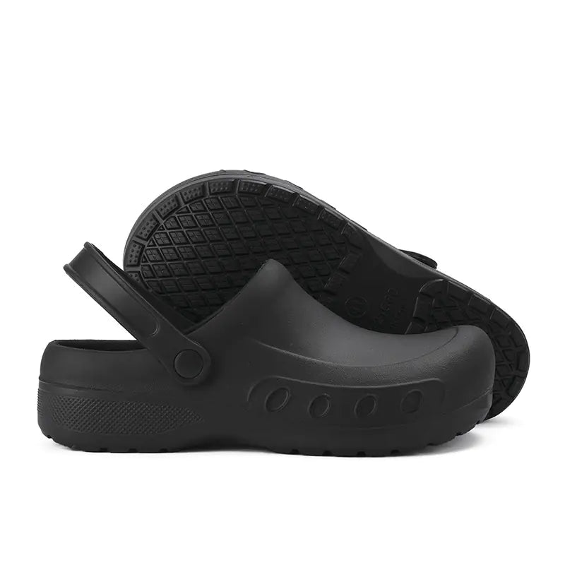 Large Hole Men's Waterproof Leisure Platform Slippers