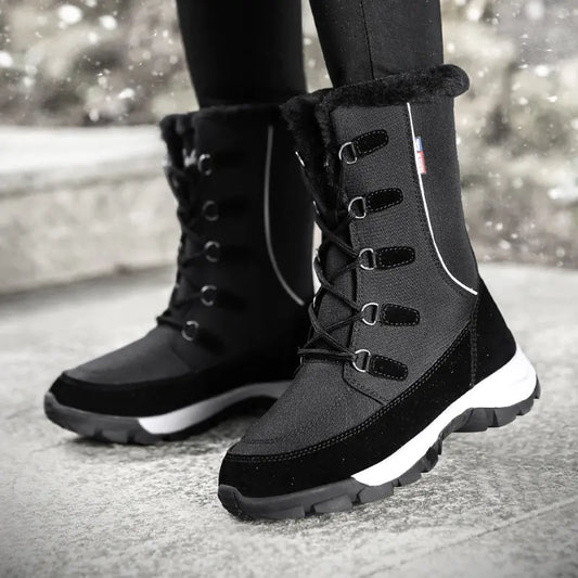 Winterschuhe für Damen, knöchelhoch - Outdoor-Stil
