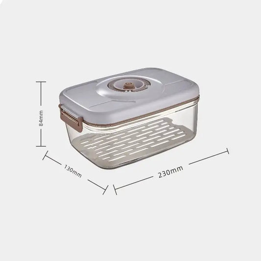 Caja de Almacenamiento de Alimentos Sellada al Vacío y Sellador