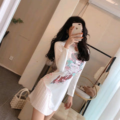 Long Sleeve Qipao Dress