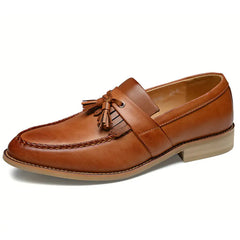Men's Spring Dress Shoes - Stylish Pointed Oxford Shoes